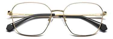 Premium Women Polaroid Eyeglasses: PLD D437/G - Gold(2) - SpecSMART Eye Clinic (Front View)